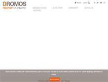 Tablet Screenshot of dromosfestival.it